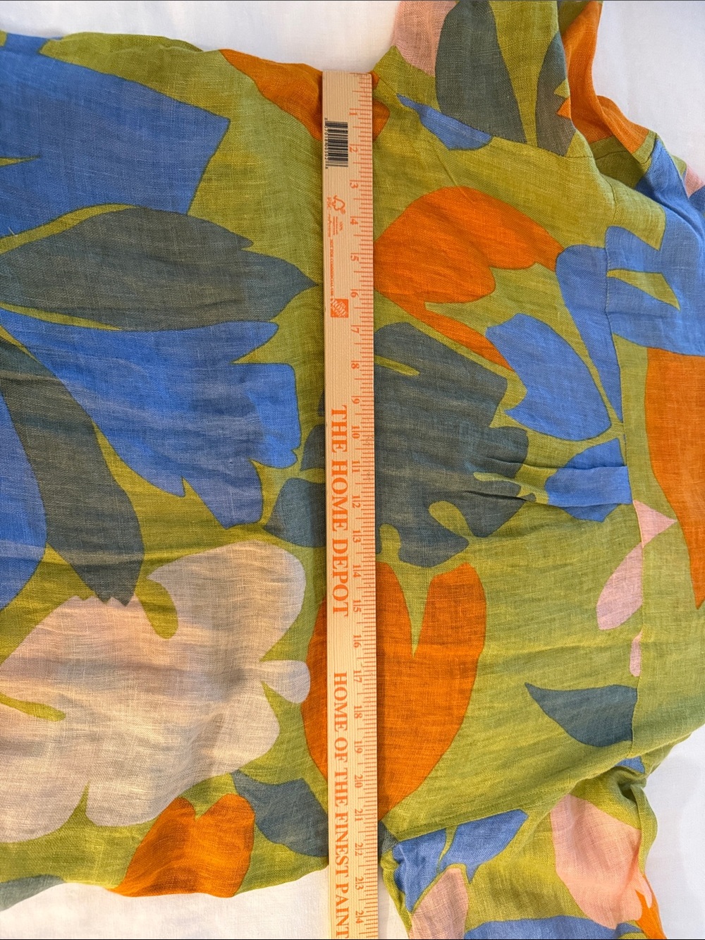 Vitamin A Multicolor Linen Floral Button-Up Shirt - NWT sz XS - Picture 16 of 16